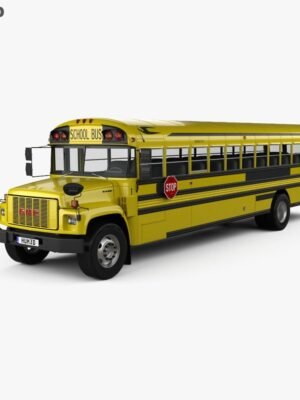 GMC B-Series Okul Otobüsü 2000 3D Baskı STL