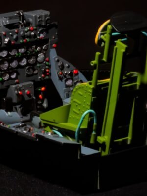 Republic F-84F Thunderstreak Kokpit ve Fırlatma Koltuğu 3D Baskı STL