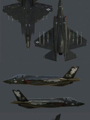 F-35 Lightning II Savaş Uçağı 3D Baskı STL
