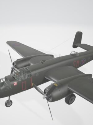 B-25 Mitchell Bombacı Uçağı 3D Baskı STL