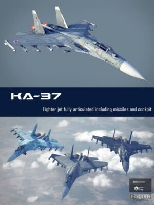 KA-37 Savaş Uçağı 3D Baskı STL Modeli