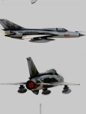 MiG-21 Savaş Uçağı 3D Baskı STL Modeli