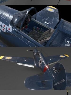 Curtiss P-40 Warhawk Savaş Uçağı 3D Baskı Modeli STL