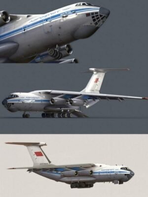 Ilyushin IL-76TD Kargo Uçağı 3D Baskı STL