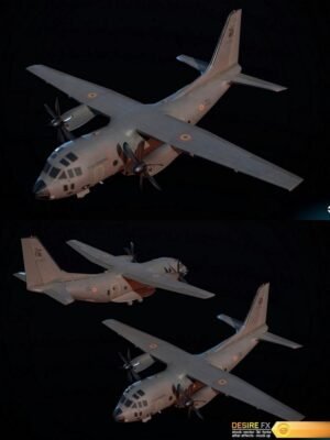 C-27J Spartan Askeri Nakliye Uçağı 3D Baskı STL