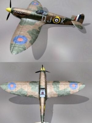 Supermarine Spitfire Mk.IIA İkinci Dünya Savaşı Avcı Uçağı 3D Baskı STL