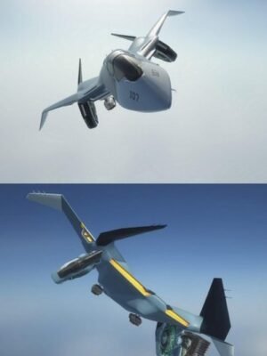 Independence Day İnsan Savaş Uçağı 3D Baskı Modeli STL