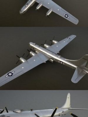 Boeing B-29 Superfortress WWII Stratejik Bombardıman Uçağı 3D Baskı STL