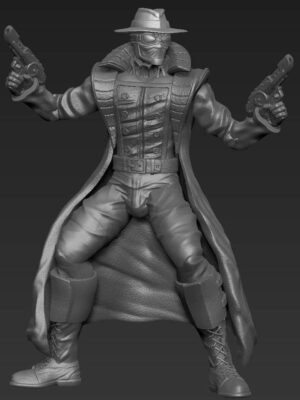 Spider-Man Noir 3D Baskı Figür STL Seti – 14 Parça
