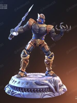 Transformers Beast Wars – Dinobot Heykel 3D Baskı STL – 17 Parça