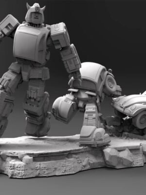 Transformers – Bumblebee Heykel (Büyük) 3D Baskı STL – 44 Parça