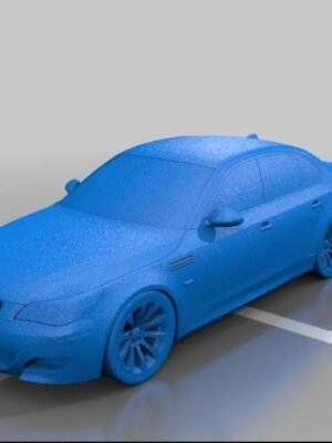 BMW M5 E60 Minyatür Araba Modeli 3D Baskı STL