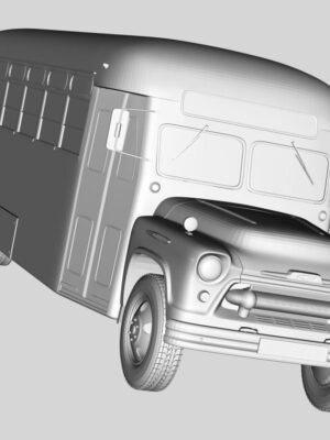 1955 Chevrolet 6700 Okul Otobüsü 3D Baskı STL
