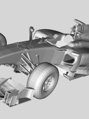 Ferrari F10 Formula 1 Yarış Aracı 3D Baskı STL