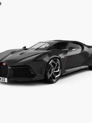 Bugatti La Voiture Noire 2019 3D Baskı STL Modeli