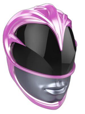 Power Rangers 2017 - Pembe Ranger Kask Figürü (5 Parça STL)