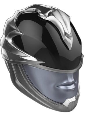 Power Rangers 2017 Siyah Zack Kaskı – 3D Baskı Figür Seti (14 Parça)