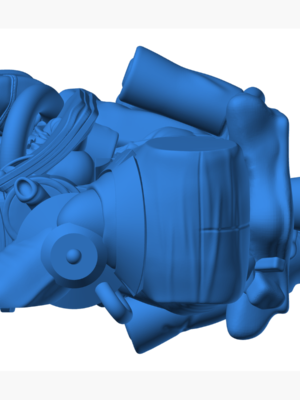 Süslü Ork Minyatür Seti 3D Baskı STL