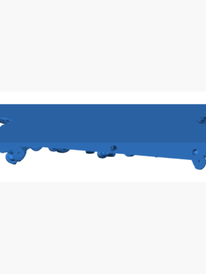 Uzun Kürekli Tekne (Row Boat) 3D Baskı STL