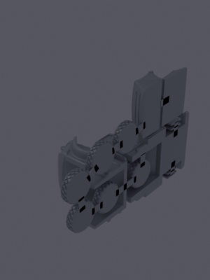 Fiat 2800 Cabriolet Klasik Araba 3D Baskı STL Modeli