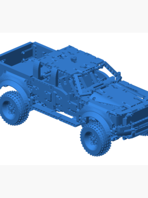 Lego Tarzı Ford Raptor Pickup 3D Baskı STL
