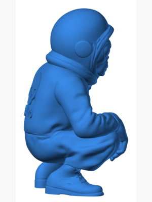 Astro + Alien – 3D Baskı STL Modeli