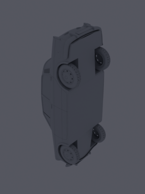 Fiat 1200 Gran Luce 1957 3D Baskı STL Modeli