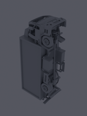 Ford Cargo 1722 Kamyon 3D Baskı Modeli STL