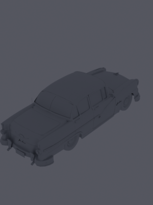 Ford Fairlane Klasik Araba 3D Baskı Modeli STL
