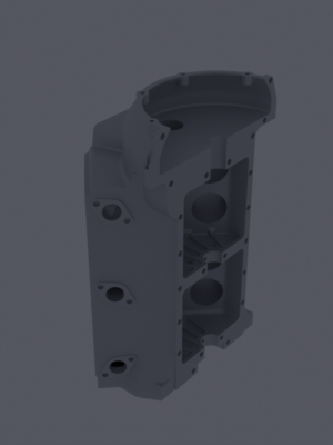 Ford Flathead V8 Çalışan Motor Modeli 3D Baskı STL