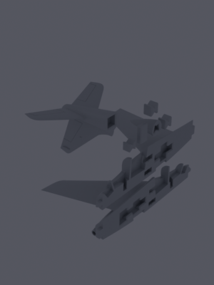 Dornier Alpha Jet 1:60 Ölçek 3D Baskı STL Modeli
