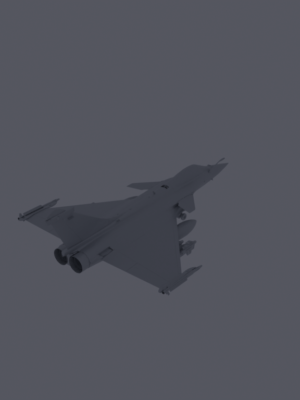 Dassault Rafale Savaş Uçağı 3D Baskı STL Modeli