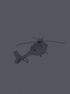 Airbus H160 Helikopter 3D Baskı Modeli STL