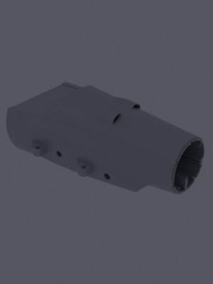 X-100 Infinity Wing V2 RC Uçak Gövde Bölümü 3D Baskı STL