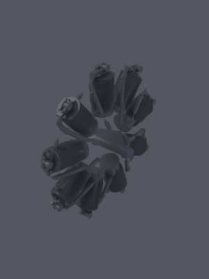 Fokker Dr.I Üç Kanatlı Savaş Uçağı 3D Baskı STL