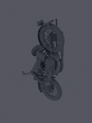 Harley-Davidson Motosiklet 3D Baskı STL Modeli