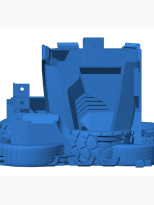 Mini Kamyon Rocky 3D Baskı Modeli — 30 Parça STL Seti