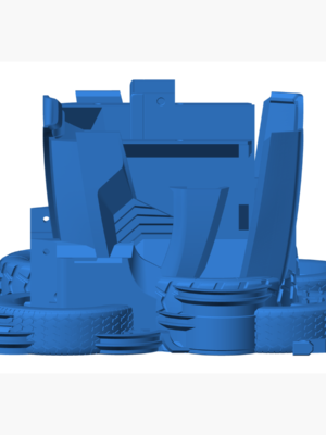 Mini Kamyon Roady 3D Baskı STL – 28 Parça