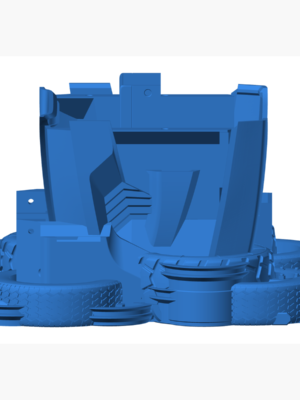 Mini Kamyon Roady 3D Baskı STL Modeli
