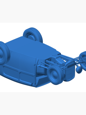 Ford Model A Hot Rod 3D Baskı STL Modeli