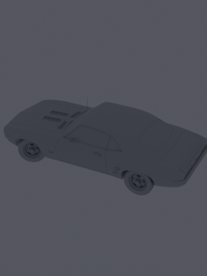 Chevrolet Camaro SS 3D Baskı Modeli STL