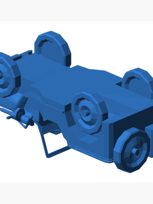 Jeep Willys Klasik Askeri Arazi Aracı 3D Baskı STL