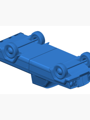Jeep Gladiator 1962 3D Baskı STL Modeli