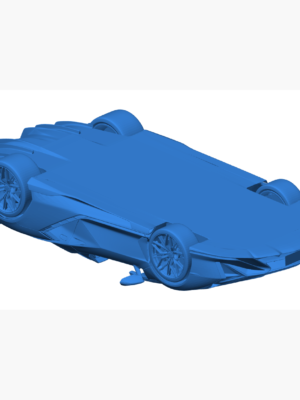Lamborghini Sian Roadster 2021 3D Baskı Modeli STL