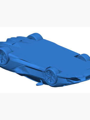 Lamborghini Sian 2020 3D Baskı Araba Modeli STL