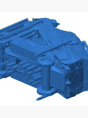 Land Rover Askeri Araç 15mm Minyatür 3D Baskı STL