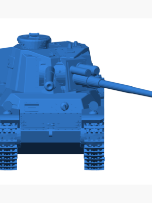 Type 3 Chi-Nu Japon Orta Tankı 3D Baskı STL Minyatür