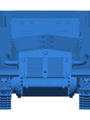 Japon Chi-So Zırhlı Çekici Tankı 3D Baskı STL