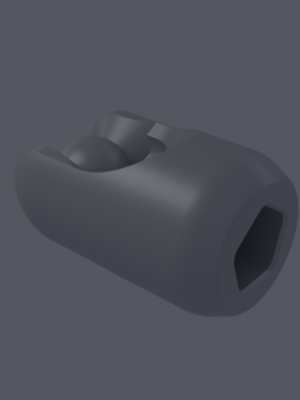 Datsun RC Araba Arka Aks Yedek Parça Seti 3D Baskı STL