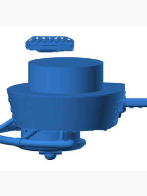 Shi-Ki Japon Deneysel Tankı 3D Baskı Minyatür STL